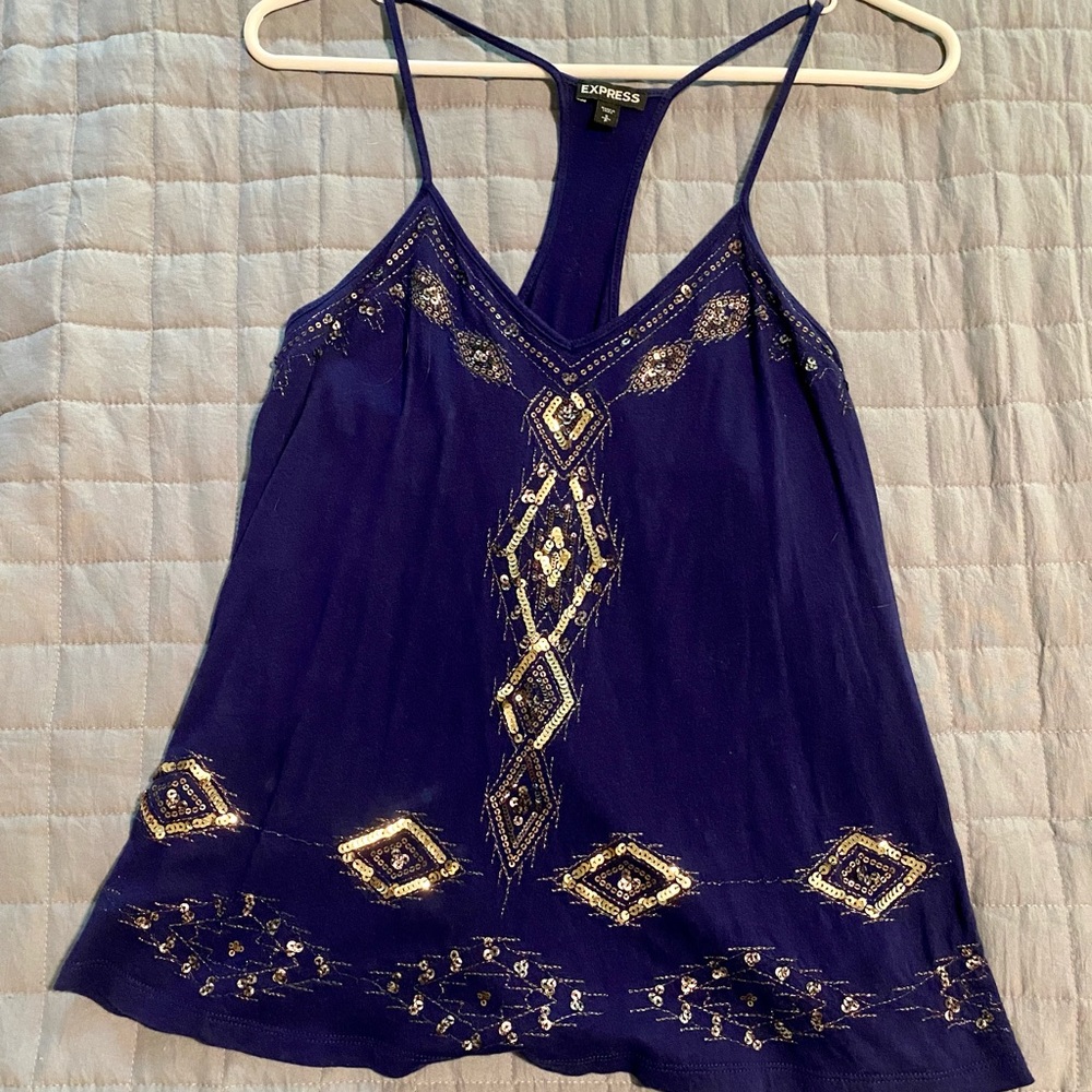 Sequin Express Tank Top, Small